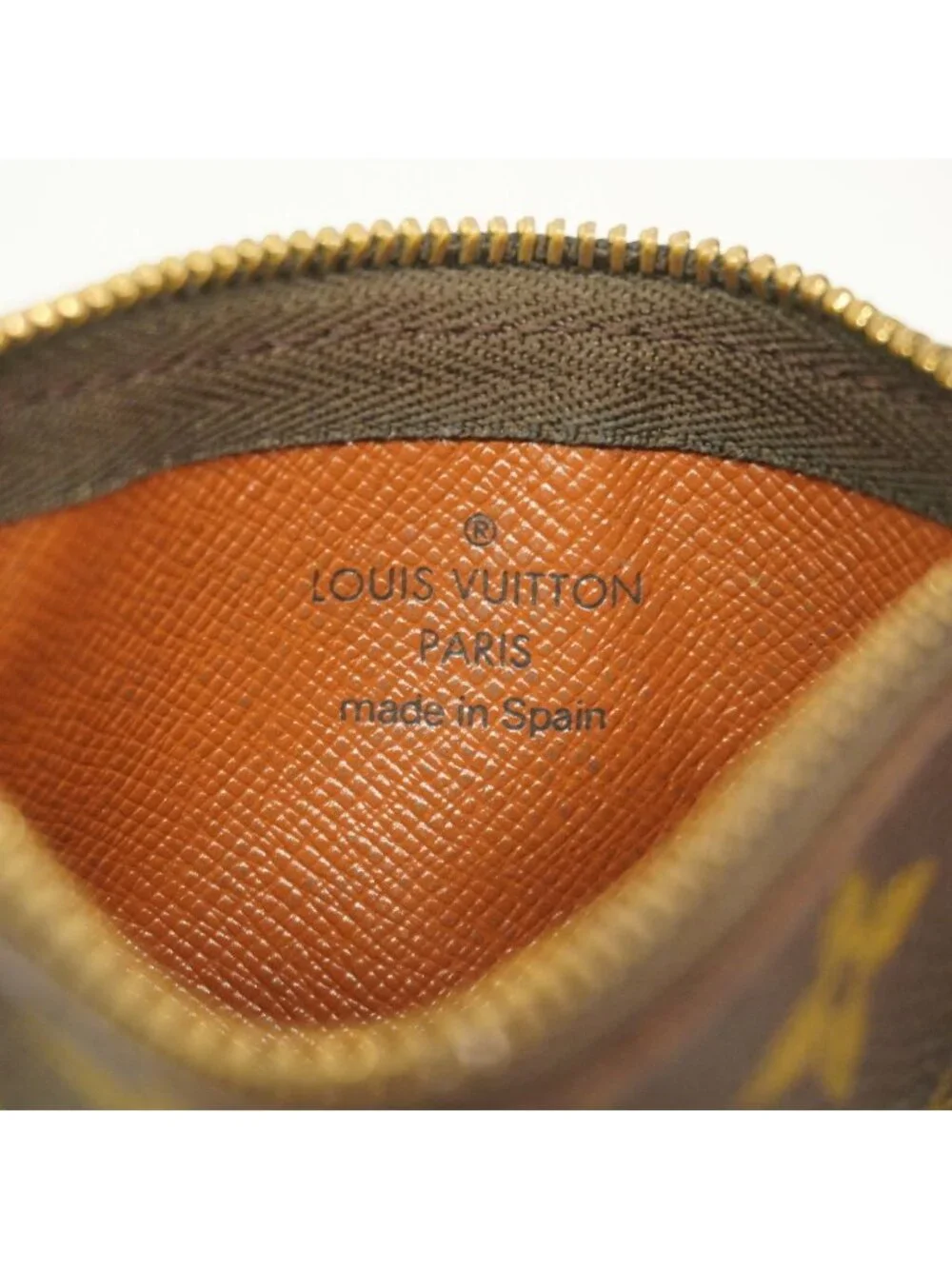 Louis Vuitton Coin Purse Monogram Pochette Cles Brown